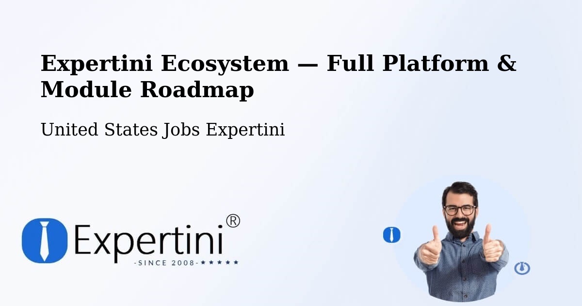 Expertini Ecosystem — Full Platform & Module Roadmap – Apache